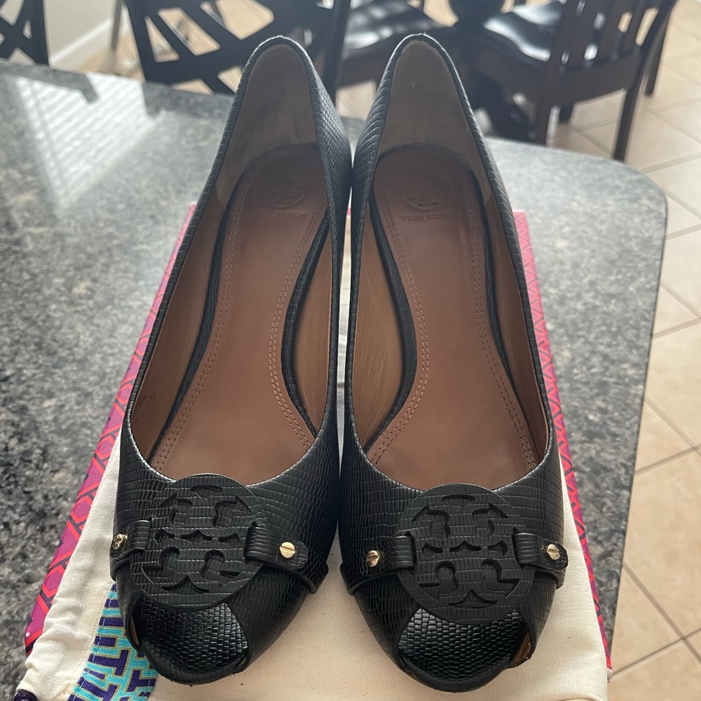 Tory Burch Mini Miller Open-Toe 65mm Wedge